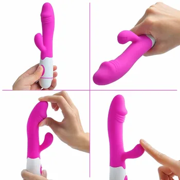 10 Režimy G-Spot Vibrátor Mačička Stimulátor Klitorisu Pošvy Masér Silikónové Obrovské Dildo Dospelých, Sexuálne Hračky Pre Ženy Intímne Tovaru