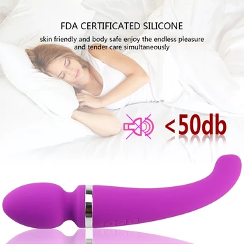 10 Rýchlosti Výkonný Dual Head Veľké Vibrátory pre Ženy Čarovná Palička Telo Masážneho Sexuálne Hračky Pre Ženy Klitorisu Análny Stimulovať Produkt