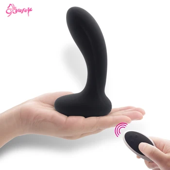 ,10 Rýchlosť Silikónové Nabíjateľná Análny Sex Hračky Vibračný Análny Zadok Plug Prostaty Masér Silný Análny Vibrátor sexuálnu hračku, pre mužov