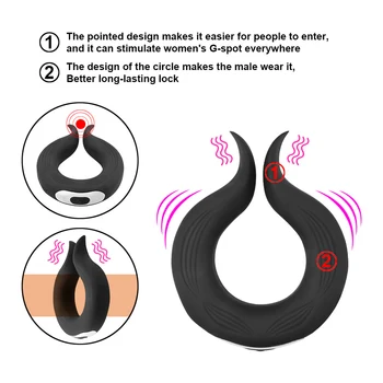 10 Rýchlosť Vtáka Penis Krúžok Vibrátory Silikónové Penis Krúžok Oneskorenie Ejakulácie Erekcie Upozorňuje Dlhotrvajúci Erotické, Sexuálne Hračky Pre Mužov