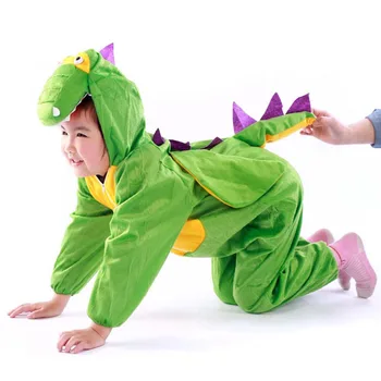 100-170CMDinosaur Karneval, Halloween Kostýmy pre Deti Strany Jumpsuit Dospelé Ženy, Mužov Dieťa, Dievča, Chlapec Fáze Deň Detí
