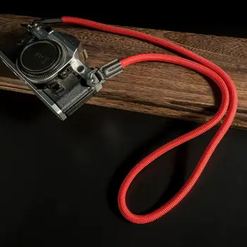 100 cm Fotoaparát Ramenný Popruh Ručné Nylon Horolezecké Lano Pás ozdobná šnúrka na uniforme Pre Mirrorless Digitálne Fotoaparáty