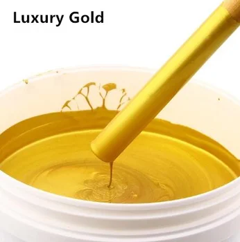 100 g/350 g Zlata Farba na báze Vody, na samoopaľovacie farby, na drevo, zlaté sochy, nábytok, zlatá farba, bezpečné, netoxické zlatá fólia farba