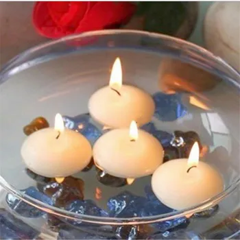 100 ks! Voda Plávajúce tvar sviečky, Romantická Svadba, Narodeniny, Party Domova