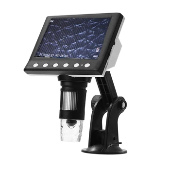 1000x USB Digitálny Elektronický Mikroskop 4.3 Palcový LCD Displej VGA, Digitálny Mikroskop 8 LED Lupa pre PCB Dosky Repaire