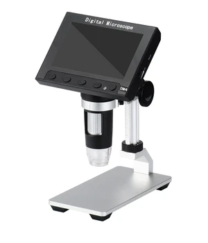1000X USB elektronický mikroskop lcd digitálny video mikroskopom fotoaparát 4.3 palcový HD OLED Endoskopu zväčšovacie Kamery, LED svetlá