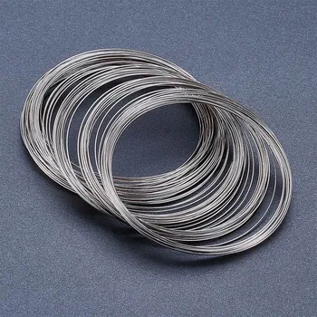 100circles/set Ocele Pamäťový Drôt Lištovanie Náramky Komponenty Kolo pre Šperky, Takže DIY Zistenia Priemer 65mm