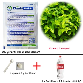 100g Rastlina, Hnojivo, Zelenej Listovej Mixed Element Výživových Doplnkov Pomáhajú Rastliny Rastú Rýchlo, Garden Bonsai