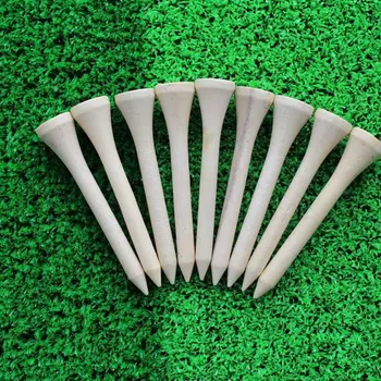 100ks/Bal Profesionálne Premium Drevené Golf Tees 54 mm s Golf Loptu Značky Universal Eco-Friendly Golf Tees Príslušenstvo
