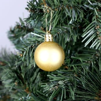 100ks/krabica Vianočné Gule Nerozbitné Zavesenie Ozdoby na Vianočný Strom Domova