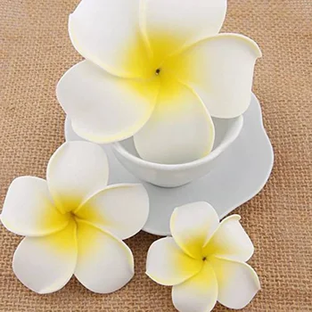 100ks Kry Havaj Kvet Hlavu Pena Výzdoba na Svadbu Plavidlá Štýl Kvety Havaj ennes (5 cm)