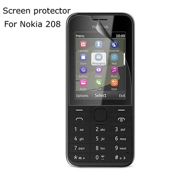 100ks obrazovke fólie Pre Nokia 208 LCD Clear screen protector Ochranný kryt ( stylus iba )