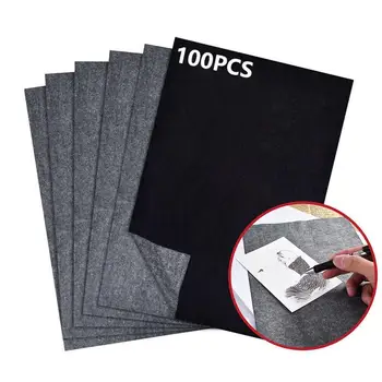 100Pc/Set A4 Kopírovanie Karbónový Papier Maľovanie Pauzovací Papier Grafit Maľovanie Opakovane Maľovanie Príslušenstvo Čitateľné Sledovanie