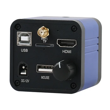 1080P 36MP HDMI, USB, WIFI, Kamera 3,5 X-90X Súčasne-Hlavná Stereo trinokulárny kyowa 0.5 X, 2X Barlow Šošovky Pre PCB Spájkovanie