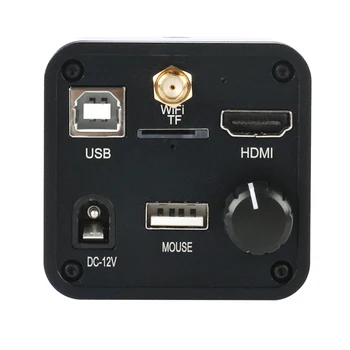 1080P 36MP HDMI, USB, WIFI, Kamera 3,5 X-90X Súčasne-Hlavná Stereo trinokulárny kyowa 0.5 X, 2X Barlow Šošovky Pre PCB Spájkovanie