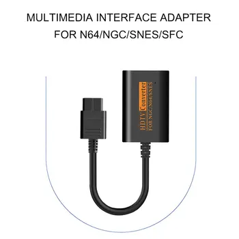1080P-Adaptér HDMI Prevodník HD Kábel Pre Nintendo 64/SNES/NGC Konzoly Gamecube Hdmi Signál Výstup Adaptér