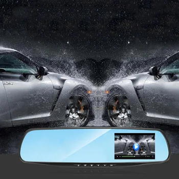1080P Full HD Auto DVR Auto Spätné Zrkadlo Jazdy Video Rekordér 5-12V Spätné Zrkadlo 3.9 palcový DVR Kamera