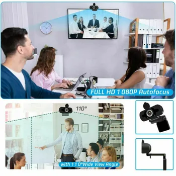 1080P Full HD USB Webkamery Na pracovnú Plochu POČÍTAČA a Notebooku IP Web Kamery S Mikrofónom Spotrebiteľa Videokamier 2020