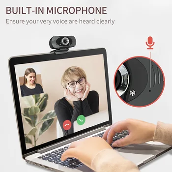 1080P Kamera Webkamera 2MP Mikrofón HD USB Webkamery Hrať A Zapojte pracovnej Plochy Notebooku, Smart Tv Pre Streaming Videa Volanie Confere
