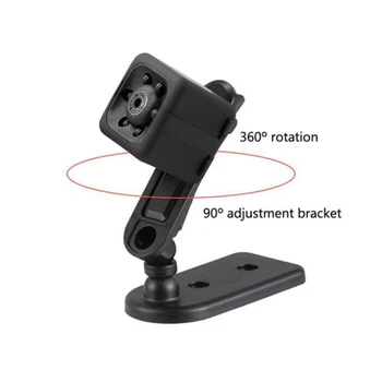 1080P Mini Kamera SQ11 Čierne Športové Kamery Infračervené Nočné Videnie Auto DV Digitálny Video Rekordér Mini Kamery s Originál Krabici