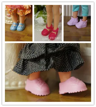 10pairs/veľa módne bábiky topánky 1,8 cm dĺžka Bábiky Príslušenstvo Bežné sandále, topánky pre barbie kelly bábika