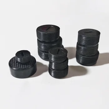 10pc náradie časti uhlíková kefa kryt 10-22 mm Okrúhle gumové Matica zátka Držiteľ Čiapky Prípade uhlovú Brúsku Univerzálne príslušenstvo