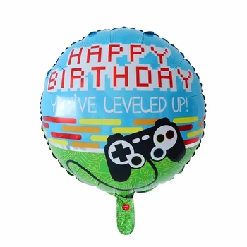 10Pcs 18-palcové Gamepad Hliníkovej Fólie Balóny Happy Birthday Party Dekorácie Balón Dekor Deti Hračky Nafukovacie Balóny Dodávky
