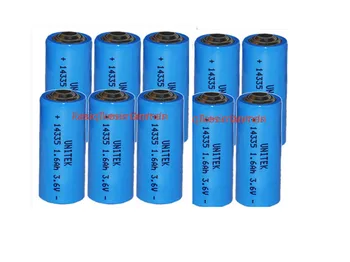 10PCS 3.6 V, 2/3AA ER14335 14335 liSOCL2 Lítiová batéria bunky 1600mah PCL suché primárne batérie vymeňte za TADIRAN TL-4955
