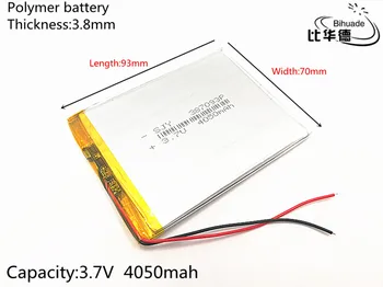 10pcs 3,7 V 4050mah polymer lithium ion batéria Li-ion batéria pre 7 palcový tablet pc MP3, MP4