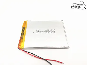 10pcs 3,7 V 4050mah polymer lithium ion batéria Li-ion batéria pre 7 palcový tablet pc MP3, MP4