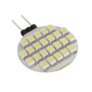 10PCS 3W G4 LED Stolná lampa Nástenné svietidlo Nočné svetlo 24 led 3528 200LM DC12V Teplá Biela alebo studená Biela Žiarovka Žiarovka