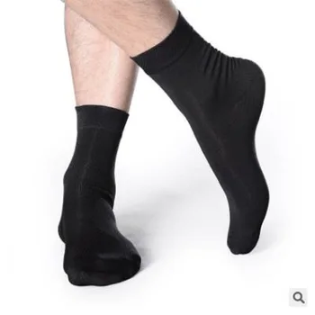 10PCS=5 párov 44, 45, 46, 47,48 EÚ plus veľkosť dlhé nohy business ponožky mužov posádky ponožky