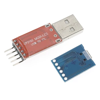 10pcs CP2102 modul USB TTL sériové UART STC stiahnuť kábel Super Štetec, čiara upgrade Typ USB, Micro USB 5Pin/6Pin