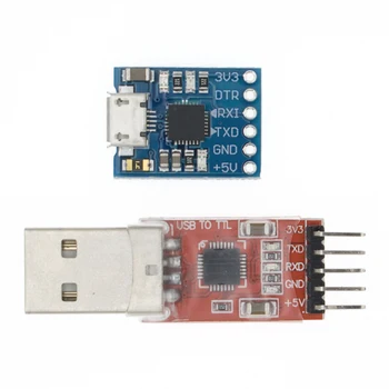10pcs CP2102 modul USB TTL sériové UART STC stiahnuť kábel Super Štetec, čiara upgrade Typ USB, Micro USB 5Pin/6Pin