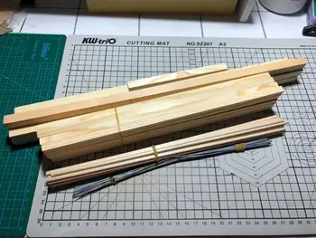 10pcs dreva stick ručné stavebné model materiálov námestie dreva