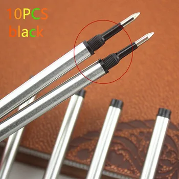 10PCS Jinhao Guľôčkové Pero Náplň 0,5 mm a 0,7 mm Nib Čierny a Modrý Atrament Office Školy Grafické efekty