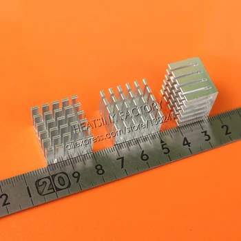 (10pcs/množstvo) nové 20x21x15mm Hliníkový chladič IC chladiča radiátor pre IC čip chladič na chladenie
