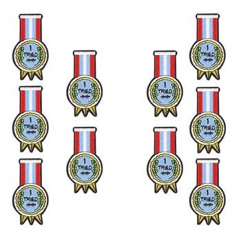 10PCS SNAŽIL Odznak Medaila Prúžok Výšivky Patch pre Oblečenie Škvrny Bunda Žehlička na Prenos Vojenské Patch Nášivka Pre Odevy