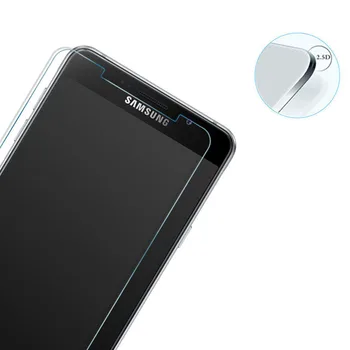 10pcs/veľa 9H Screen Protector Fólia Pre Samsung Galaxy A7 A5 A3 2017 2016 Tvrdeného Skla 2.5 D Anti-Rozbiť Sklo Na Vedomie, 3/4/5