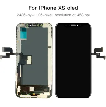 10PCS/VEĽA AAA+++ Na iPhone X XR XS MAX Obrazovke Nahradenie S OLED Montáž Displej LCD Nie Mŕtvy Pixel