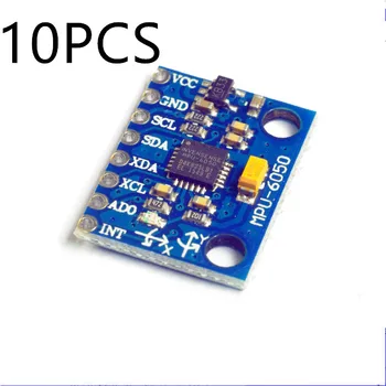 10pcs/veľa GY-521 MPU-6050 MPU6050 Modul 3 Os analógový gyro senzory+ 3 Os Akcelerometer Modul