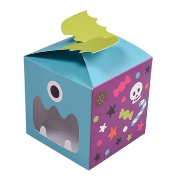 10pcs/veľa Lovely Little Monster Candy Box na Halloween Party Dekorácie Halloween Box Papierovej Darčekovej krabičke Dodávky Party Láskavosti