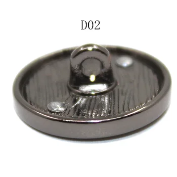 10pcs/veľa okrúhle kovové gombíky, vhodné pre plášte, náramky, tašky, DIY Šitie tlačidlá (D-01)