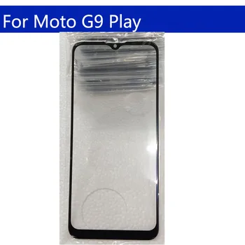 10Pcs\veľa Pre Motorola Moto G9 Hrať LCD Predné Dotykové Obrazovky Vonkajšieho Skla Objektívu Náhradné
