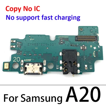 10Pcs/Veľa, USB Nabíjací Port Rada Flex Kábel, Konektor Pre Samsung A10 A10S A20 A20S A21S A30 A30S A40 A50 A50S A750 Micro