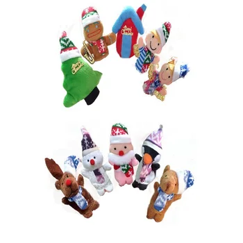 10pcs Vianočné Dekorácie pre Domov Roztomilý Chladnička Magnety Zvieratá Nálepky Plyšové Magnety na Chladničku Hračky pre Deti