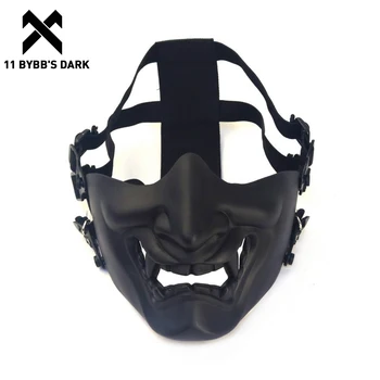 11 BYBB TMAVOM Taktické Zábavné Diabol Maska Módne Hip Hop Streetwear Hrubé Pohode Úst Tvár Masku Harajuku Bežné protiprachová Maska