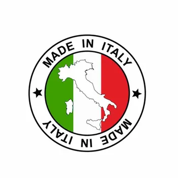11 CM*11 CM Osobnosti Vyrobené V Taliansku Mapu Kotúča, Auto Nálepky Vlajka Vinyl CarAccessories