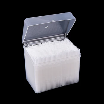 1100pcs 2 Spôsob Medzizubná Kefka Zubná Vybrať Plastové Zubné Vyberá Ústnej Hygieny Biela 1 Box 6,5 cm