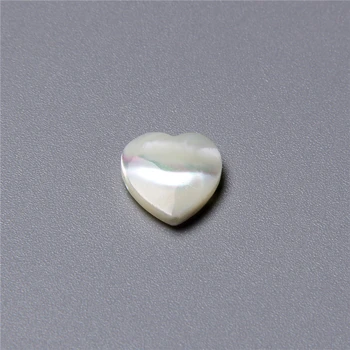 12 15 20 MM Prírodná perleť shell srdce kúzlo prívesok korálky pre náušnice šperky hľadanie, takže diy Príslušenstvo ručné